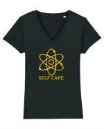 Self Care Tricou mânecă scurtă guler V Damă Evoker