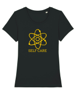 Self Care Tricou mânecă scurtă guler larg fitted Damă Expresser