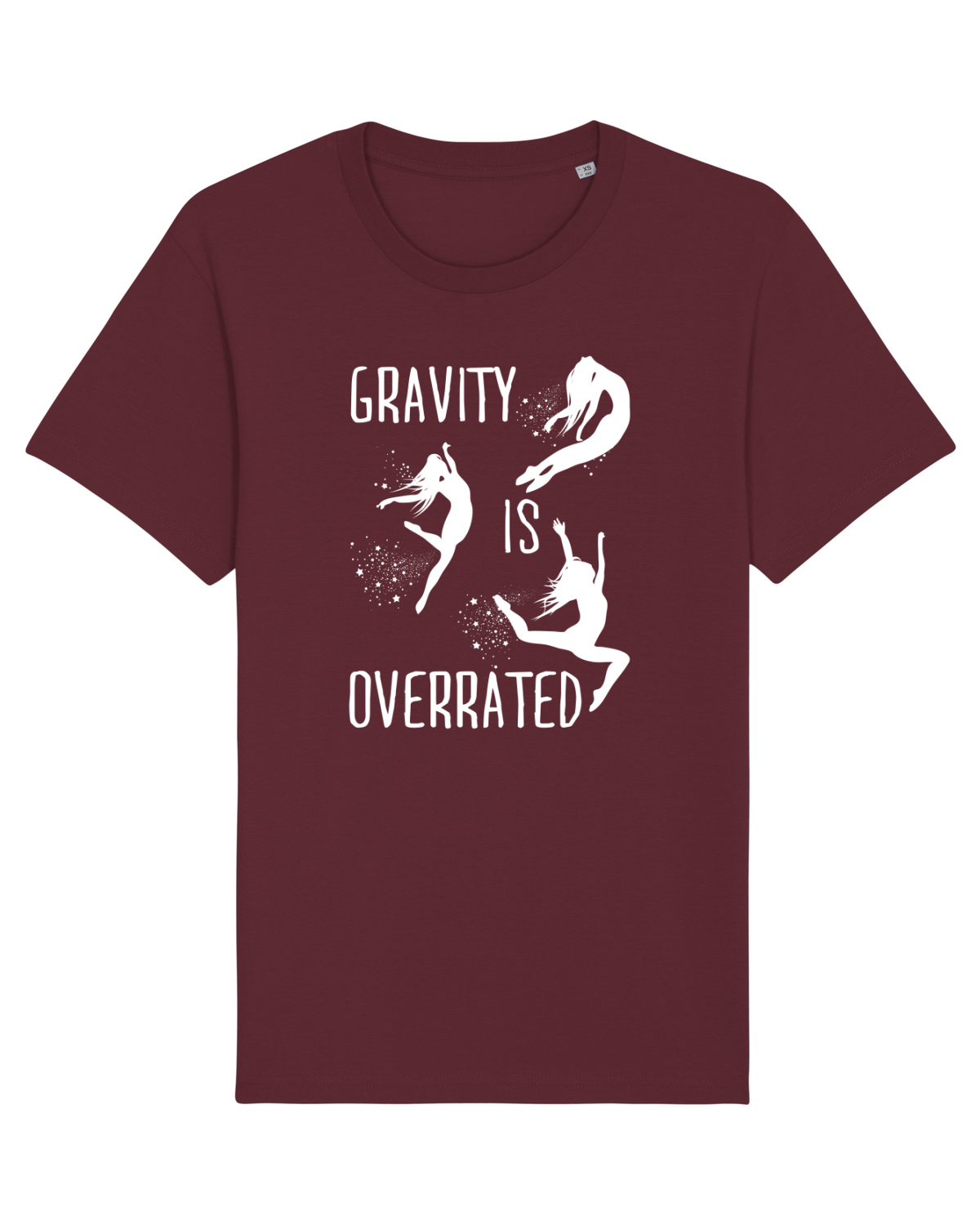 Tricou mânecă scurtă Unisex Rocker Burgundy