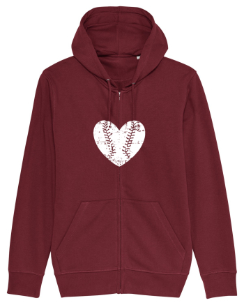 Baseball Love Burgundy