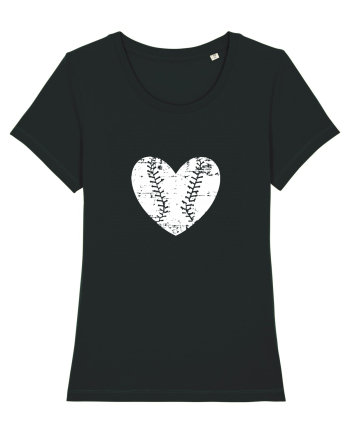 Baseball Love Black
