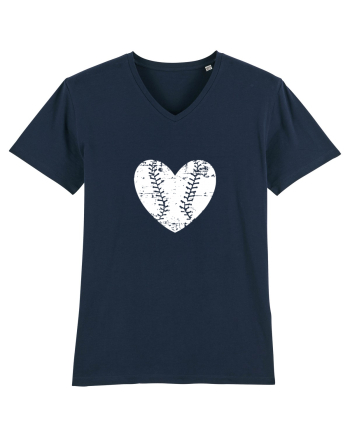 Baseball Love French Navy