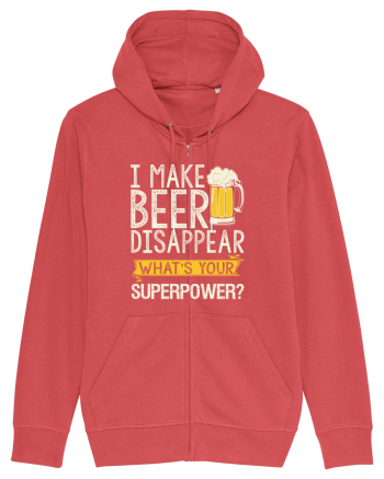 I make beer disappear Carmine Red