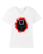 Soldat Squid Game Tricou mânecă scurtă guler V Bărbat Presenter