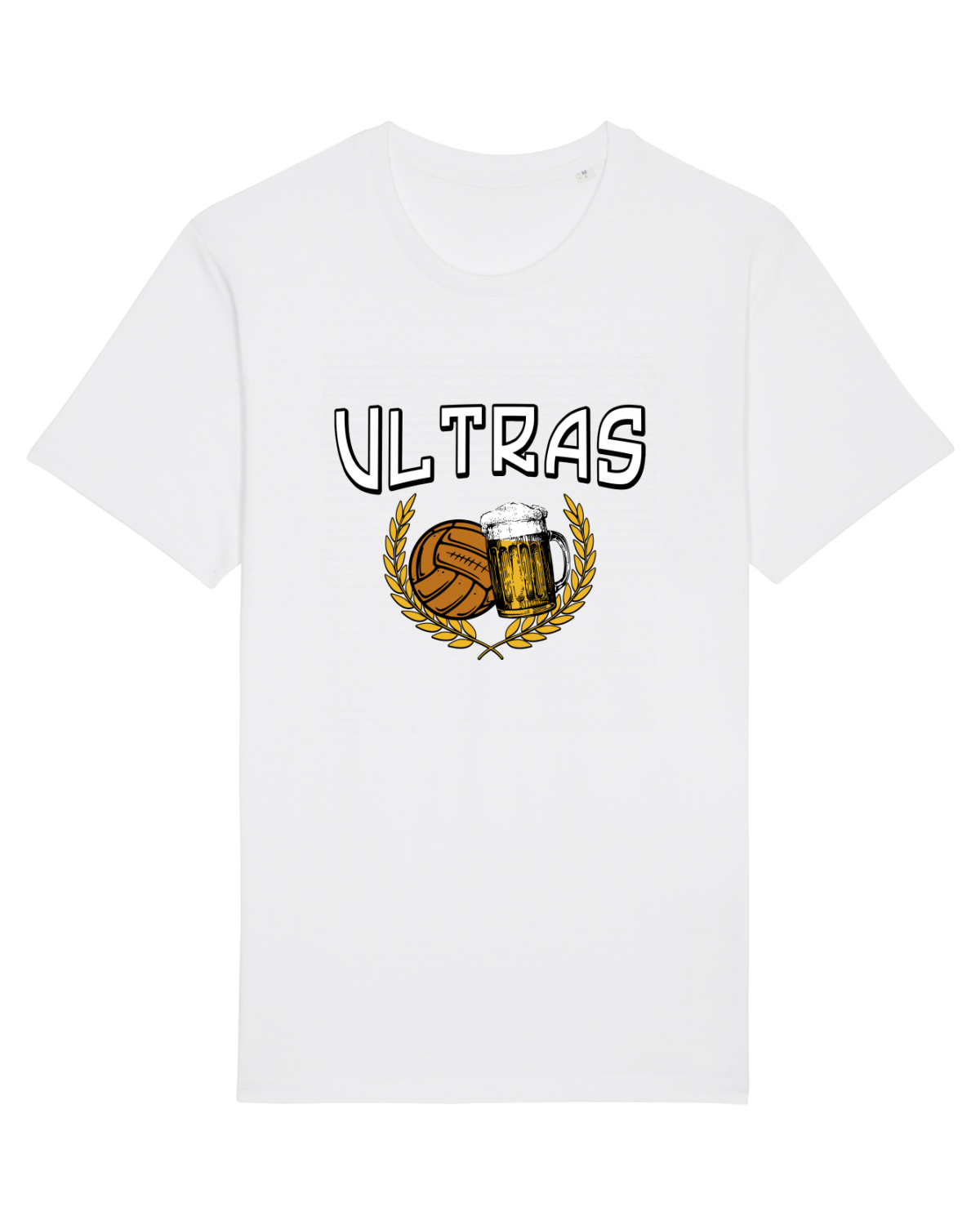Tricou mânecă scurtă Unisex Rocker White