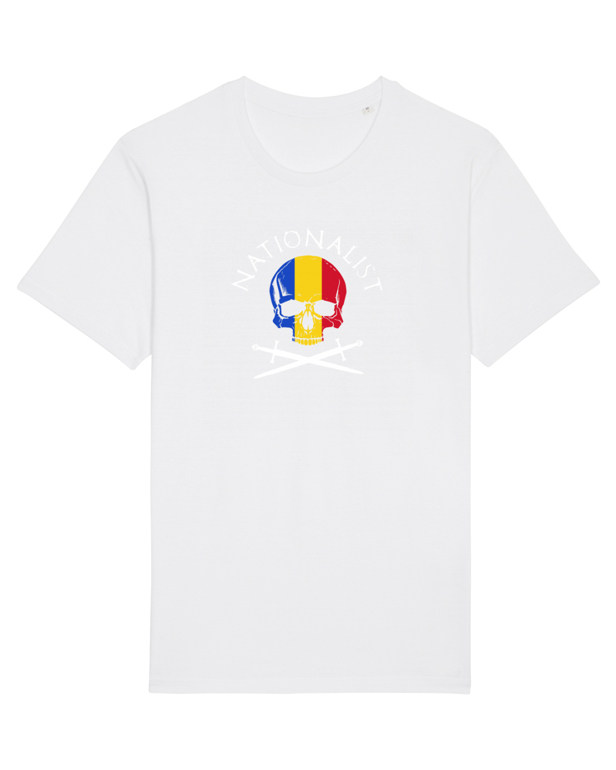 Tricou mânecă scurtă Unisex Rocker White