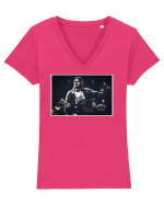 kurt cobain - nirvana Tricou mânecă scurtă guler V Damă Evoker
