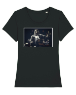 kurt cobain - nirvana Tricou mânecă scurtă guler larg fitted Damă Expresser