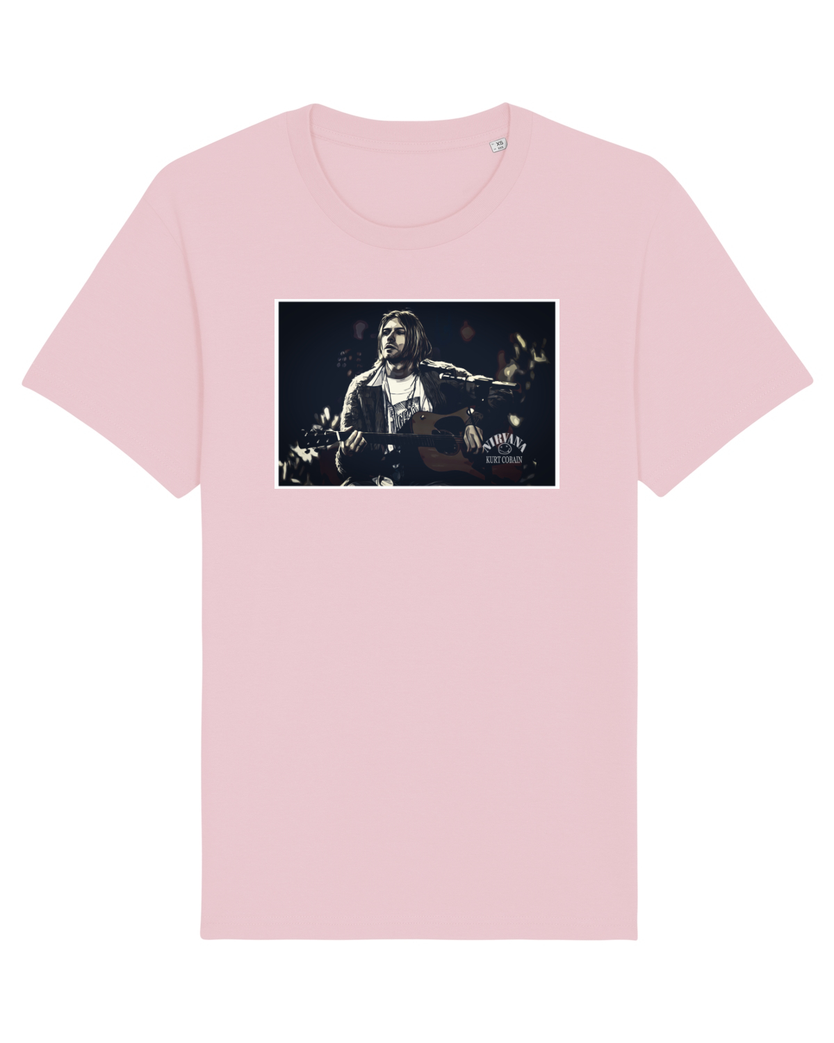 Tricou mânecă scurtă Unisex Rocker Cotton Pink