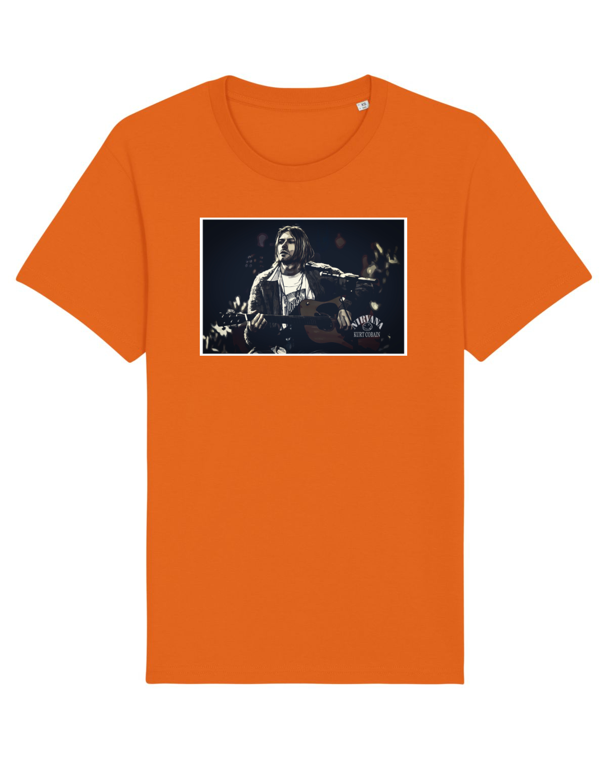 Tricou mânecă scurtă Unisex Rocker Bright Orange