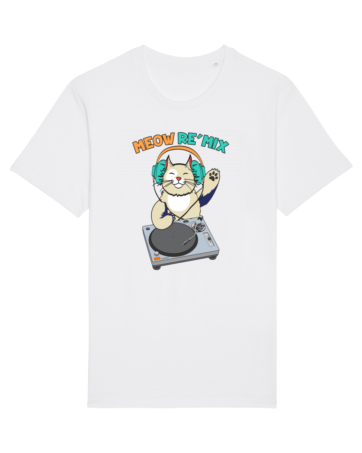 Tricou mânecă scurtă Unisex Rocker White