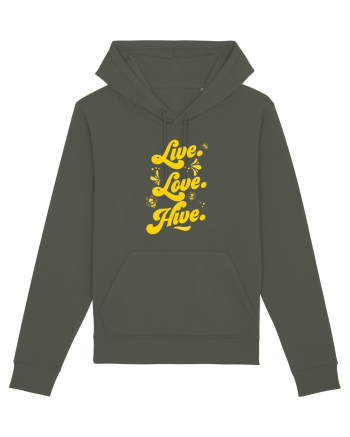 Live Love Hive Khaki