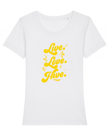 Live Love Hive White