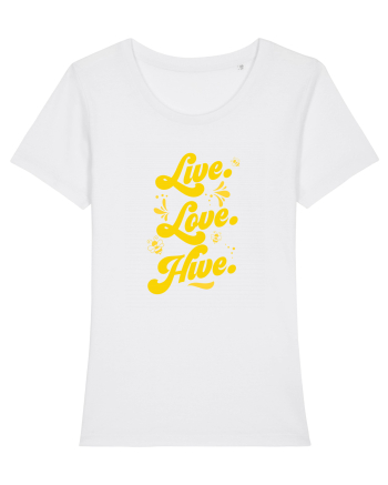 Live Love Hive White