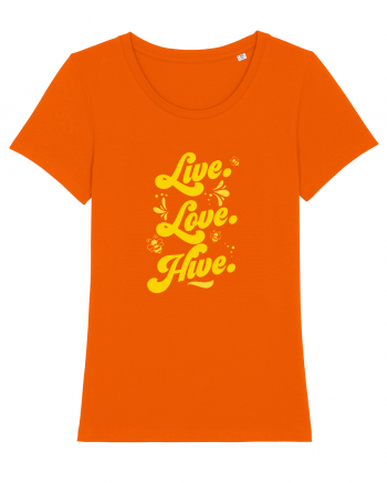 Live Love Hive Bright Orange