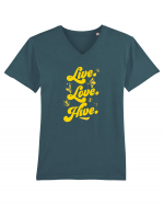 Live Love Hive Tricou mânecă scurtă guler V Bărbat Presenter