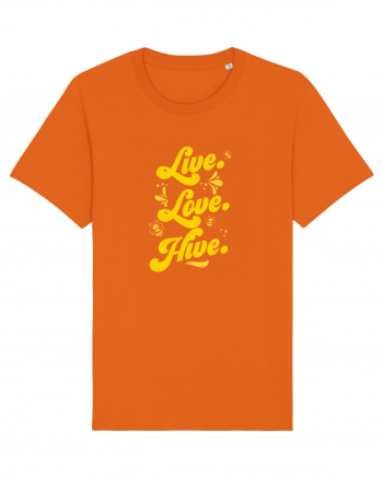 Live Love Hive Bright Orange