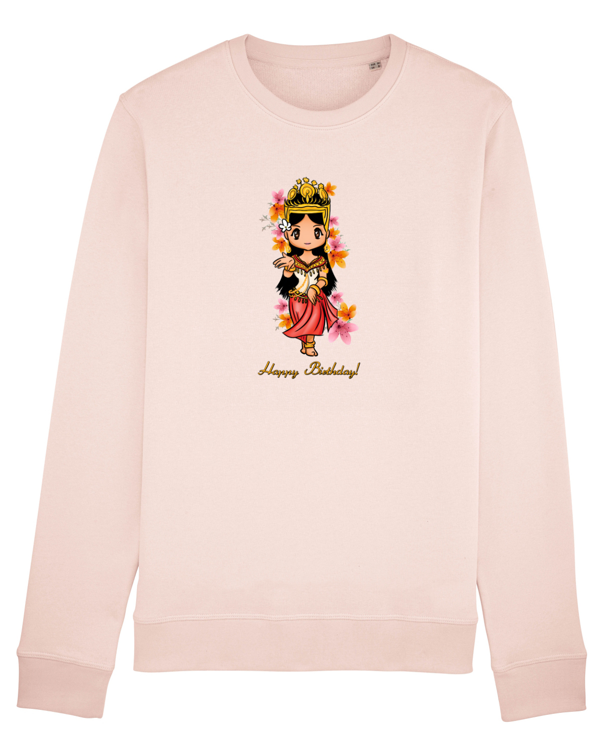 Bluză mânecă lungă Unisex Rise Candy Pink