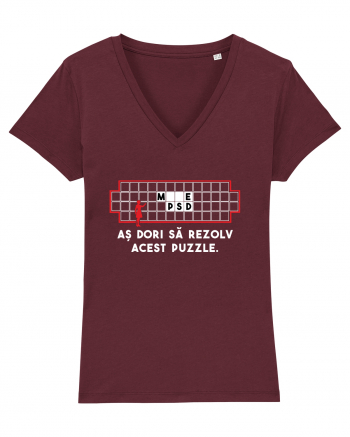 Puzzle funny Burgundy
