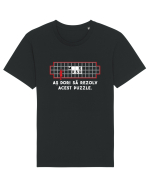 Puzzle funny Tricou mânecă scurtă Unisex Rocker
