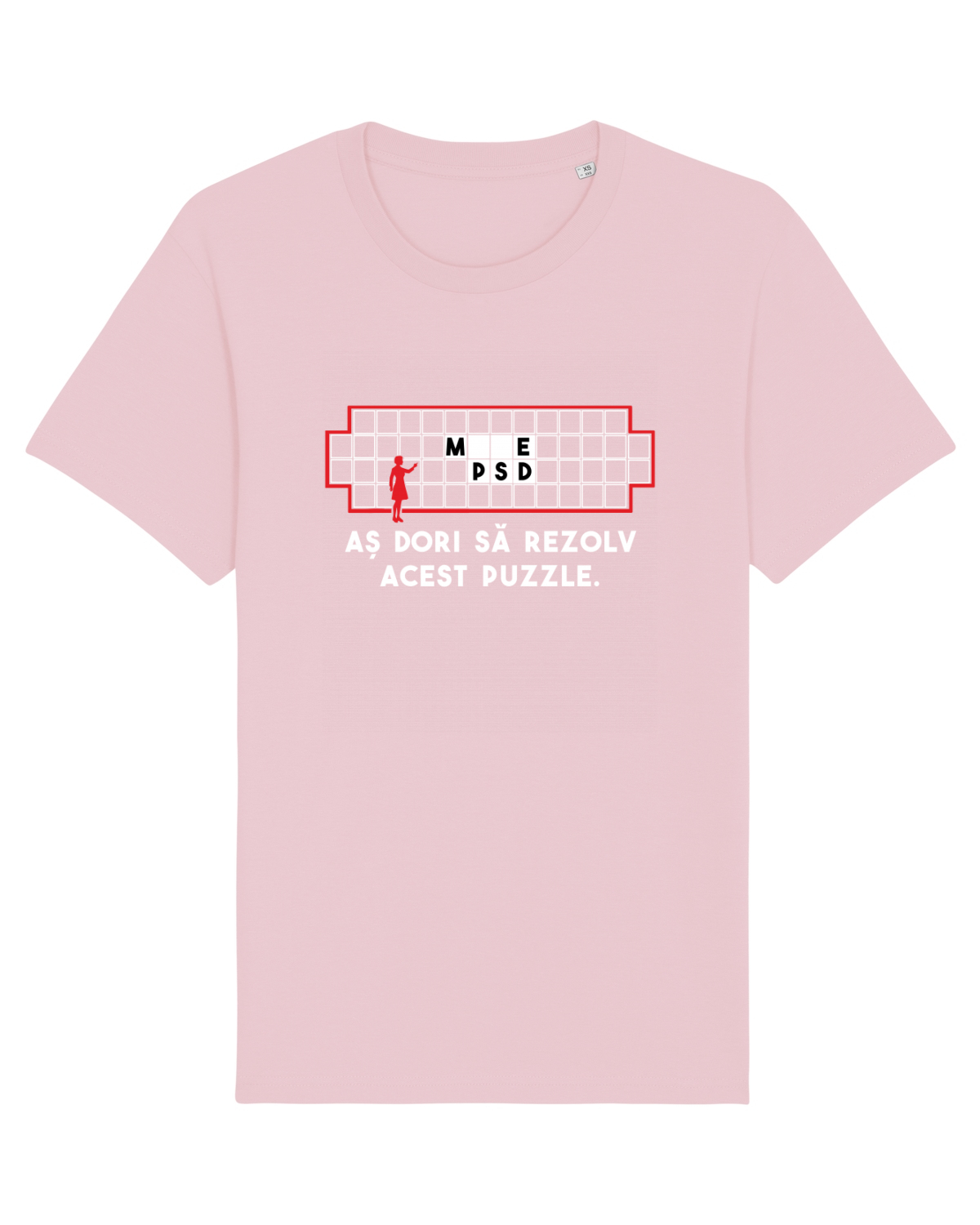 Tricou mânecă scurtă Unisex Rocker Cotton Pink