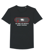 Puzzle funny Tricou mânecă scurtă guler larg Bărbat Skater