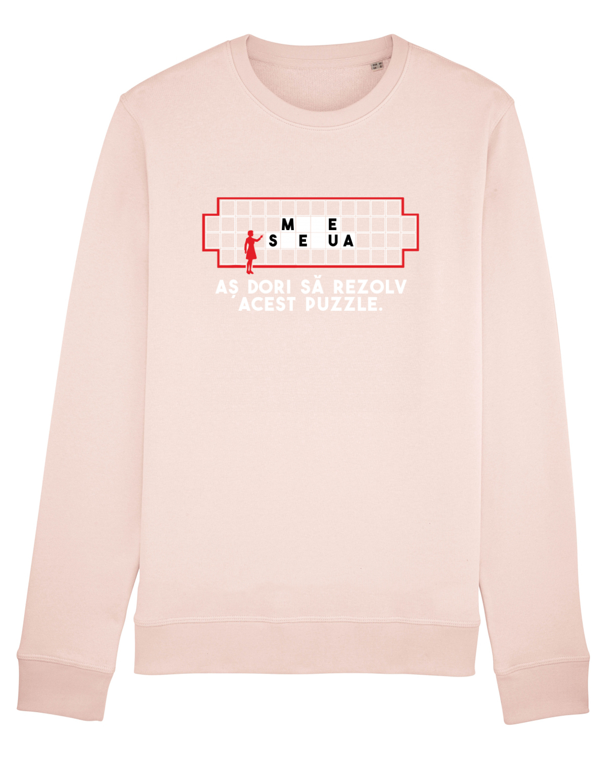 Bluză mânecă lungă Unisex Rise Candy Pink