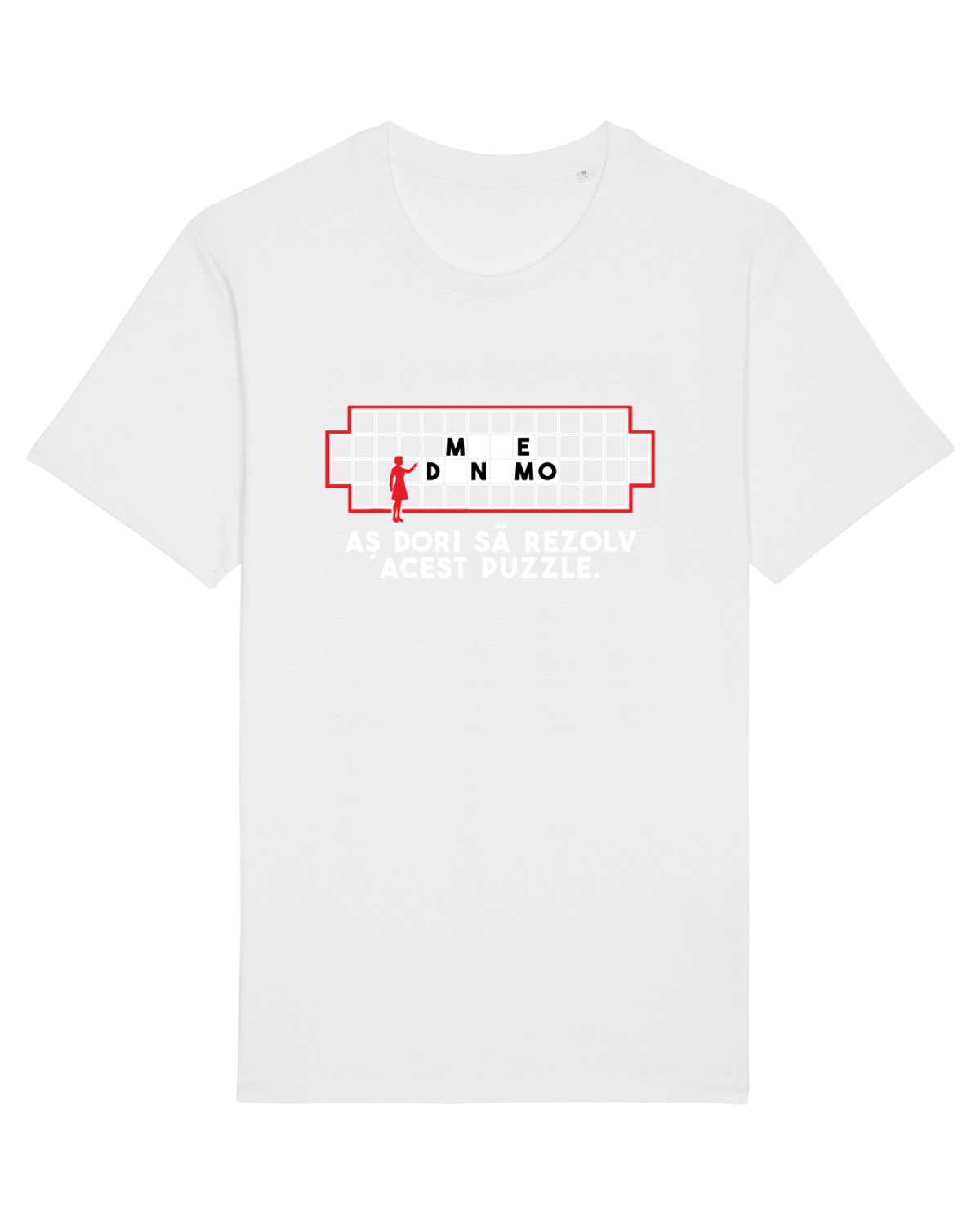 Tricou mânecă scurtă Unisex Rocker White