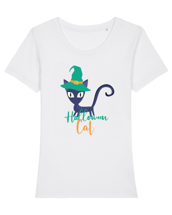Halloween Cat White