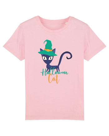 Halloween Cat Cotton Pink