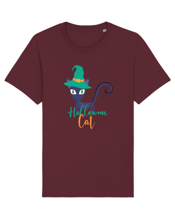 Halloween Cat Burgundy