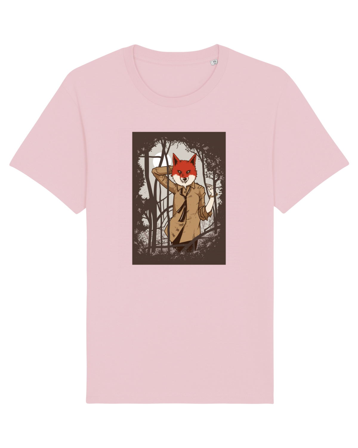 Tricou mânecă scurtă Unisex Rocker Cotton Pink