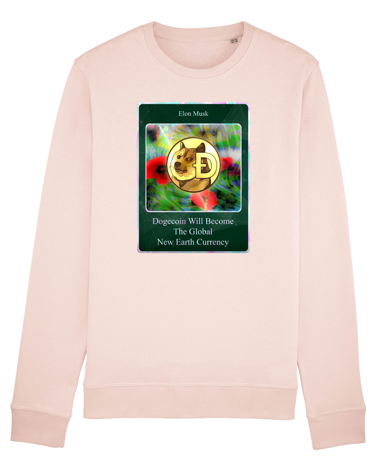 Bluză mânecă lungă Unisex Rise Candy Pink