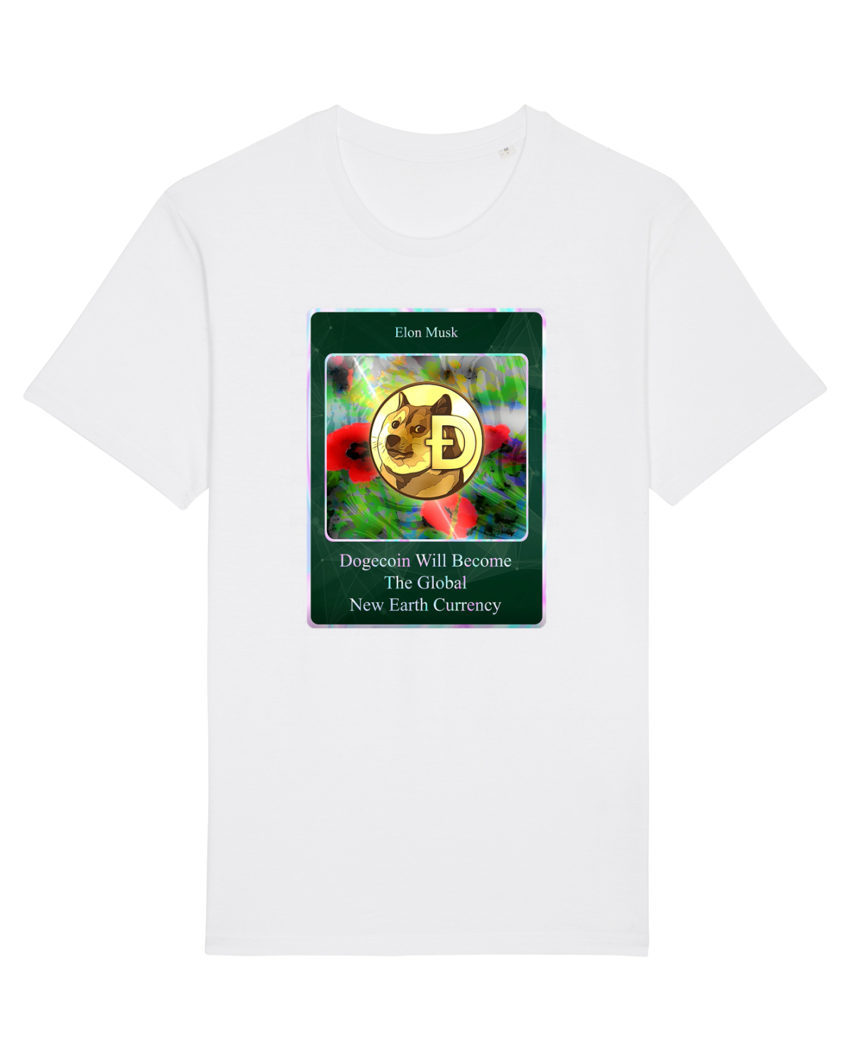 Tricou mânecă scurtă Unisex Rocker White