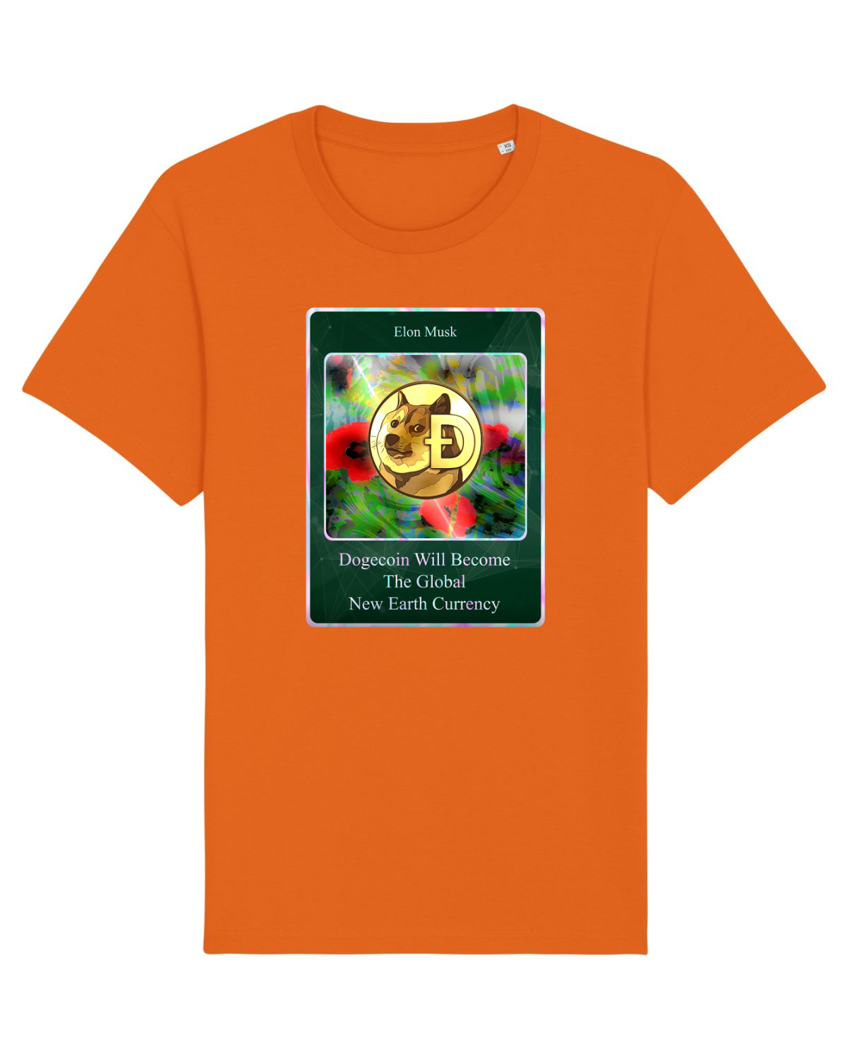 Tricou mânecă scurtă Unisex Rocker Bright Orange