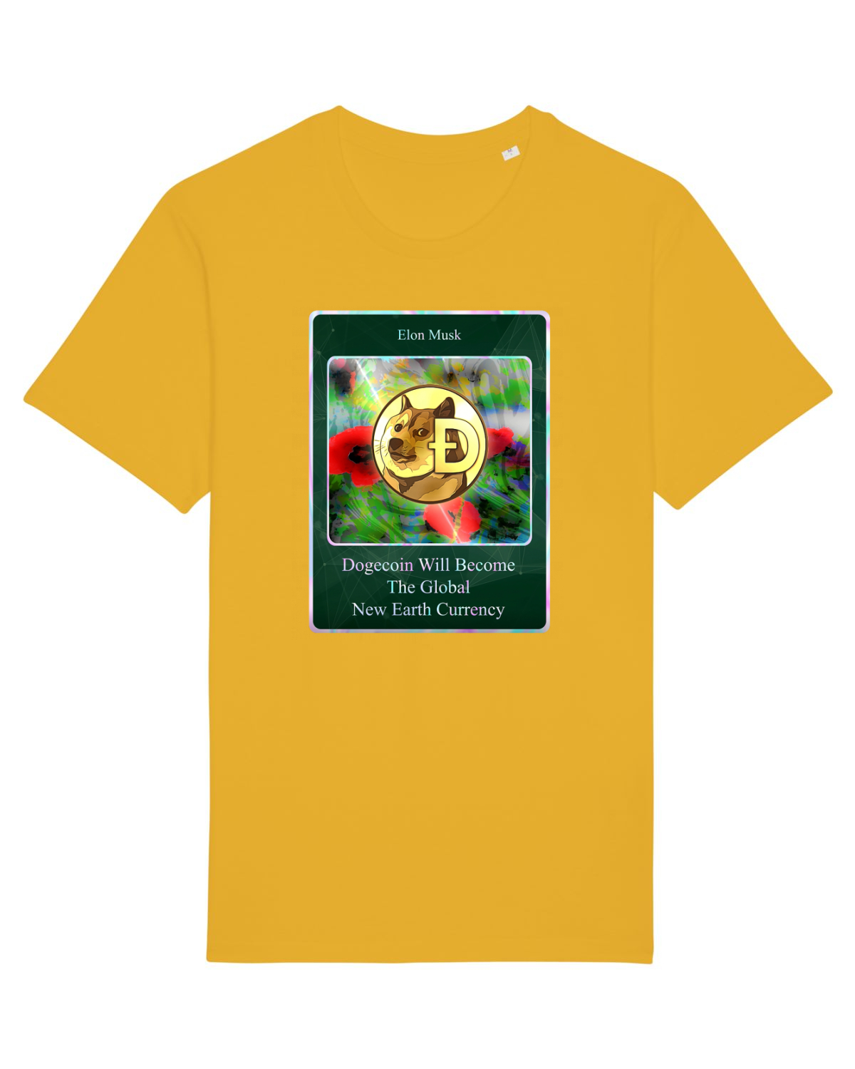 Tricou mânecă scurtă Unisex Rocker Spectra Yellow