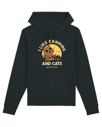 I like camping and cats Black