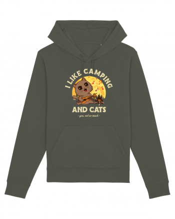 I like camping and cats Khaki