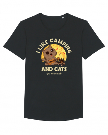 I like camping and cats Black