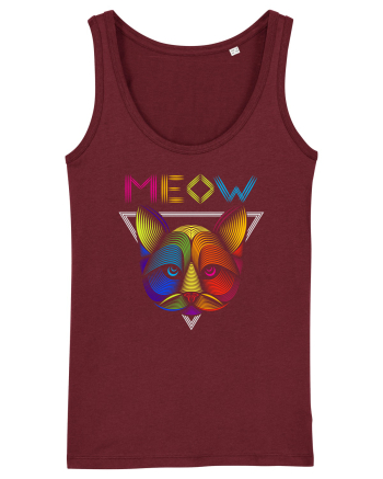 Pisica Meow Colorat Burgundy