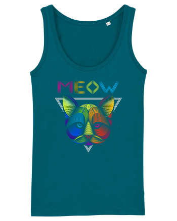 Pisica Meow Colorat Ocean Depth