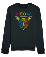 Pisica Meow Colorat Bluză mânecă lungă Unisex Rise