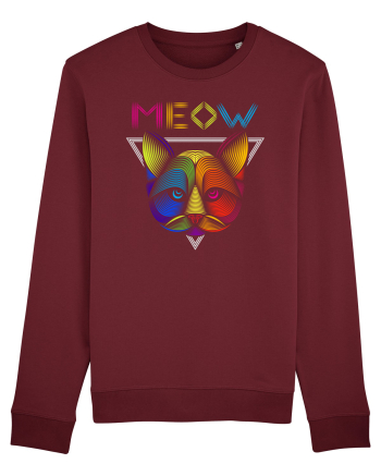 Pisica Meow Colorat Burgundy