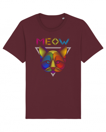 Pisica Meow Colorat Burgundy