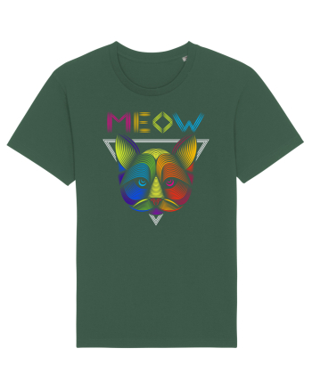 Pisica Meow Colorat Bottle Green