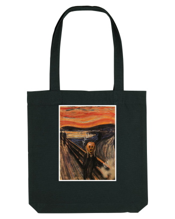 The Scream Edvard Munch parody Black