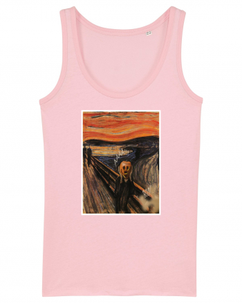 The Scream Edvard Munch parody Cotton Pink