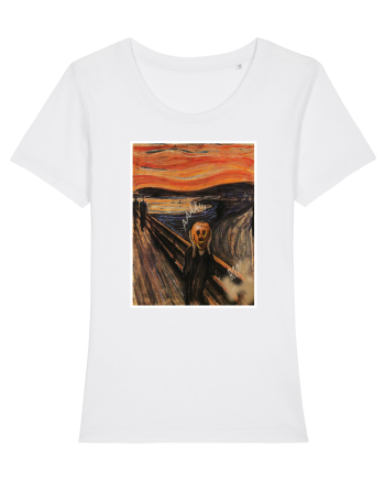 The Scream Edvard Munch parody White