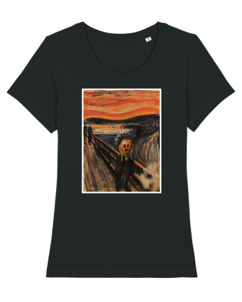 The Scream Edvard Munch parody Black