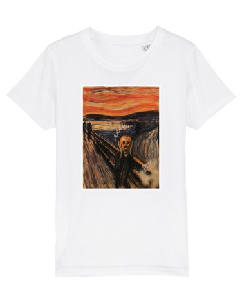 The Scream Edvard Munch parody White